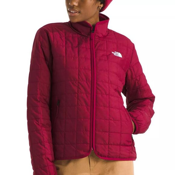 The North Face Women Junction Insulated Jacket Beetroot Water Repellent  NWT LRG - Picture 1 of 5